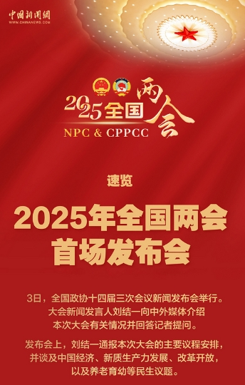 一图看懂2025年全国两会首场发布会