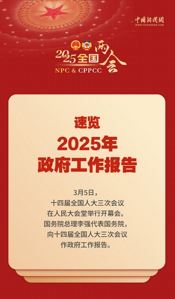 一图看懂2025年政府工作报告